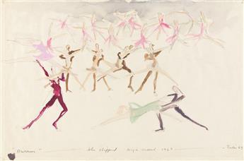 JOE EULA (1925-2004) Archive of drawings and designs for Jerome Robbins dance productions. [BALLET / DANCE / COSTUME DESIGN]